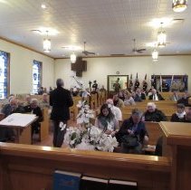 Ceremony is getting underway.